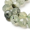 Natural Prehnite Beads Strands G-C150-B02-02-3