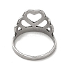 Non-Tarnish 201 Stainless Steel Finger Rings RJEW-G278-24P-3