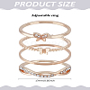 1Box Alloy Rhinestone Finger Rings Sets for Women RJEW-LP0002-47-2