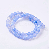 Natural Agate Bead Strands G-P277-01-6mm-2