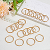 50Pcs Iron Keychain Clasps FIND-SP0005-56KCG-6