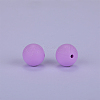 Round Silicone Focal Beads SI-JX0046A-98-5