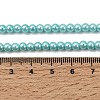 Eco-Friendly Dyed Glass Pearl Round Beads Strands HY-A002-4mm-RB104-4