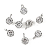 SHEGRACE Brass Pave Cubic Zirconia Charms XGRQ5K551-832P-A-2