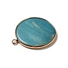 Natural Amazonite Pendants G-A213-01G-02-4