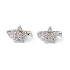 Rack Plating Brass Pave Cubic Zirconia Slide Charms KK-G464-02P-2