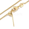 Brass Box Chain Necklaces KK-H503-37G-2