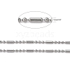 Tarnish Resistant 304 Stainless Steel Ball Chains CHS-K002-12-2