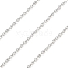 Anti-Tarnish Rhodium Plated 925 Sterling Silver Cable Chains LS-STER-E072-02P-02-1