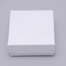 Cardboard Jewelry Boxes CBOX-WH0007-04A