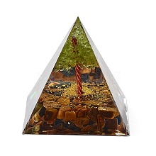 Orgonite Pyramid Resin Energy Generators DJEW-D013-06A