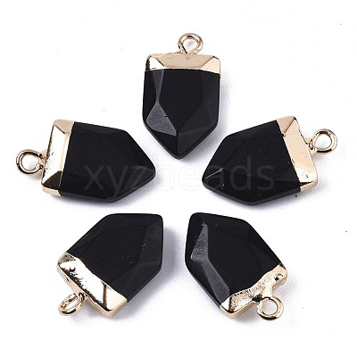 Natural White Jade Pointed Pendants G-N326-34A-1