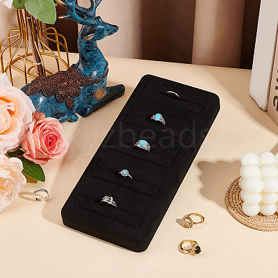 5-Slot Microfiber Ring Display Stands RDIS-WH0015-02A-1