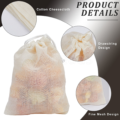 Cotton Cloth Filter Bags AJEW-BBC0002-19C-1