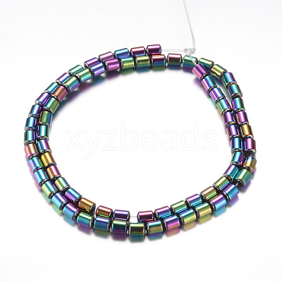 Electroplate Magnetic Synthetic Hematite Bead Strands G-A164-11E-01-1