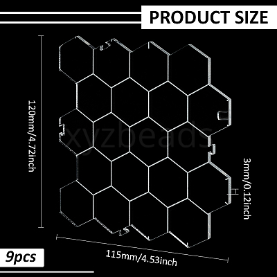1 Set Plastic Sheets DIY-FG0006-37B-1