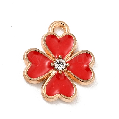 Alloy Enamel Pendants ENAM-D028-01KCG-04-1