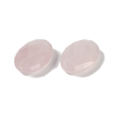 Natural Rose Quartz Cabochons G-O175-15A-01-1