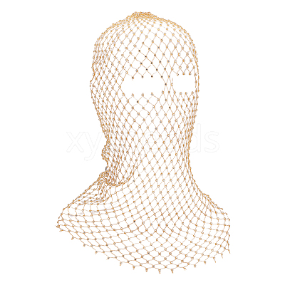 1Pc Polyester Fascinator Mesh Face Veil OHAR-FG0001-05B-1