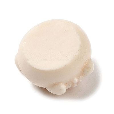 Cute Opaque Resin Cabochons RESI-L040-03K-1