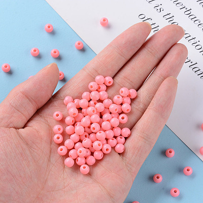Opaque Acrylic Beads LS-X-MACR-S370-C6mm-A04-1