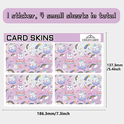 PVC Plastic Waterproof Card Stickers DIY-WH0432-075-1