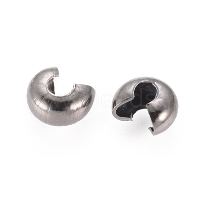 Iron Crimp Beads Covers IFIN-H028-NFB-NF-1