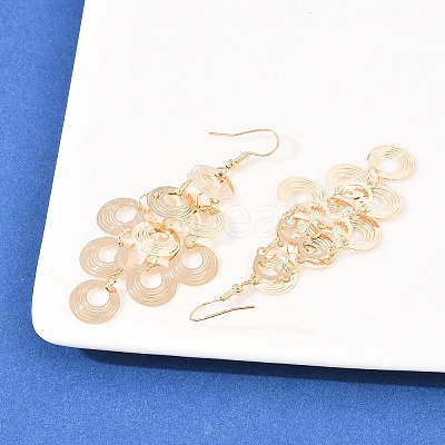 Brass Dangle Earrings EJEW-B157-02D-G-1