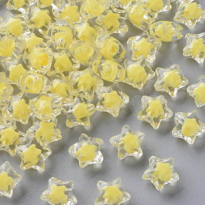 Transparent Acrylic Beads TACR-S152-01A-SS2105-1