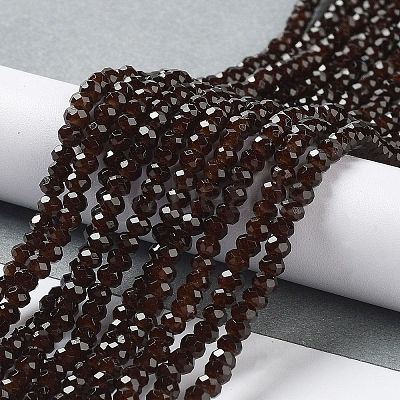 Baking Paint Imitation Jade Glass Bead Strands DGLA-A034-J4MM-A11-1