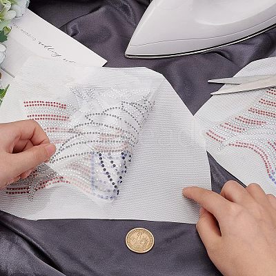 Glitter Hotfix Rhinestone DIY-WH0259-95-1