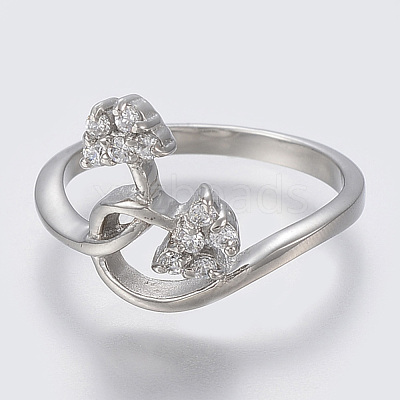 304 Stainless Steel Finger Rings RJEW-F080-01P-18mm-1