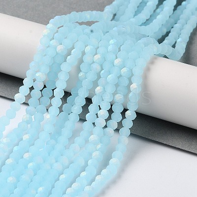 Imitation Jade Glass Beads Strands EGLA-A034-J3mm-MB04-1