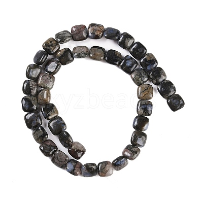 Natural Glaucophane Beads Strands G-C141-F01-01-1