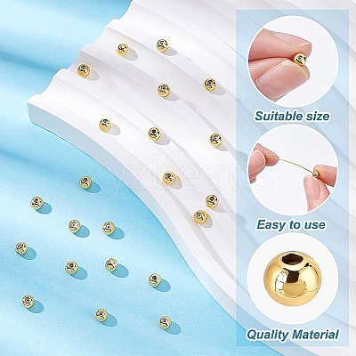 Brass Beads KK-BC0008-70-1