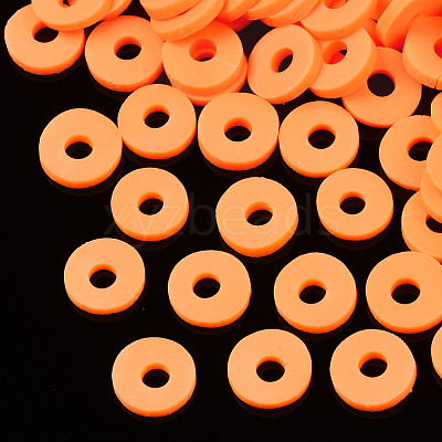 Handmade Polymer Clay Beads CLAY-R067-6.0mm-B11-1