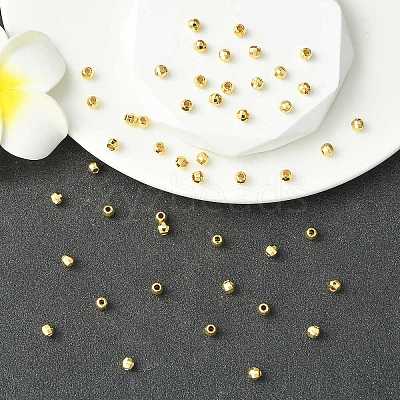 SHEGRACE Brass Round Beads XGRPCU698-291G-1