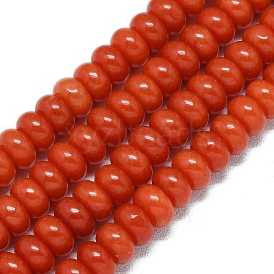 Natural Malaysia Jade Beads Strands G-B165-G01-5x8mm-12-1
