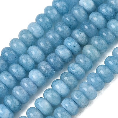 Dyed Natural White Jade Beads Strands GG-CBA9281-A17-5x8mm-1