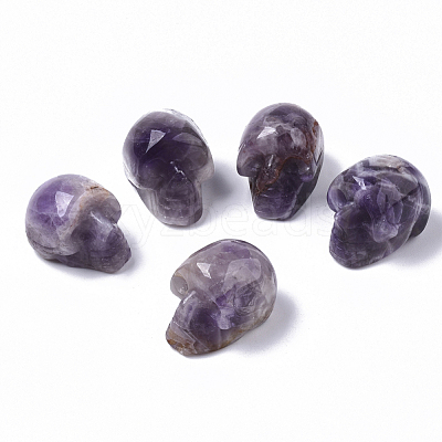 Halloween Natural Amethyst Beads G-R473-04E-1
