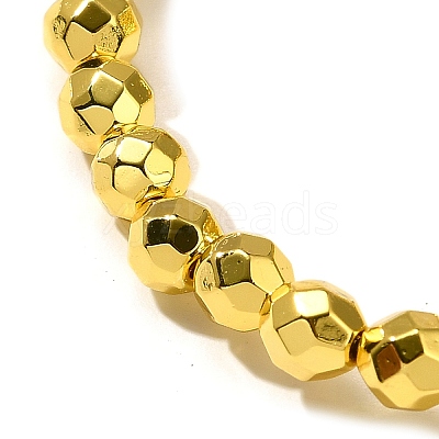 Electroplated Synthetic Non-magnetic Hematite Beads Strands G-L613-C01-02-1