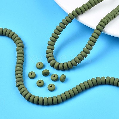 Handmade Polymer Clay Beads Strands LS-CLAY-N008-104-1
