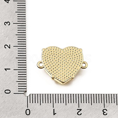 Virgin Mary Theme Brass Micro Pave Clear Cubic Zirconia Connector Charms CU-CBAF50C-05A-G-1