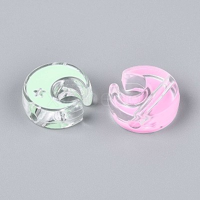 Transparent Acrylic Beads ACRC-T013-08-1