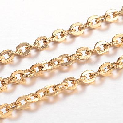 Ion Plating(IP) 304 Stainless Steel Cable Chains CHS-P001-16G-0.8MM-1