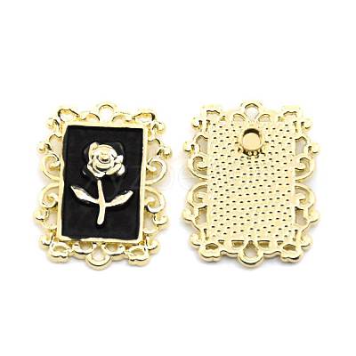 Zinc Alloy Enamel Pendants PALLOY-TAC0020-38A-G-1