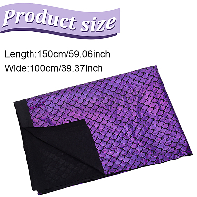 Laser Polyurethane Fabric for DIY Crafts DIY-WH0888-07C-1