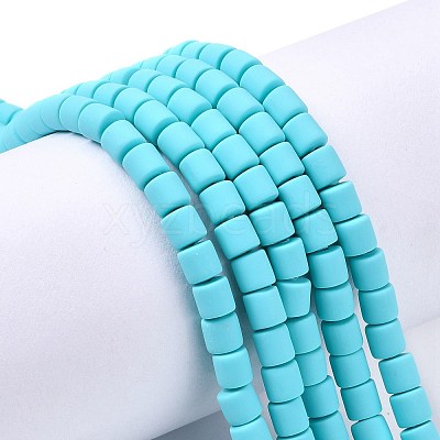 Handmade Polymer Clay Bead Strands X-CLAY-ZX006-01-77-1
