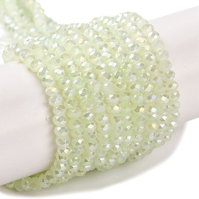 Baking Electroplate Glass Beads Strands LS-DGLA-A039-J2MM-B17-1