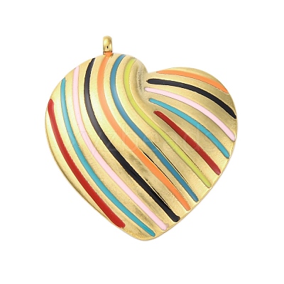 304 Stainless Steel Pendants LS-STAS-V003-03G-06-1